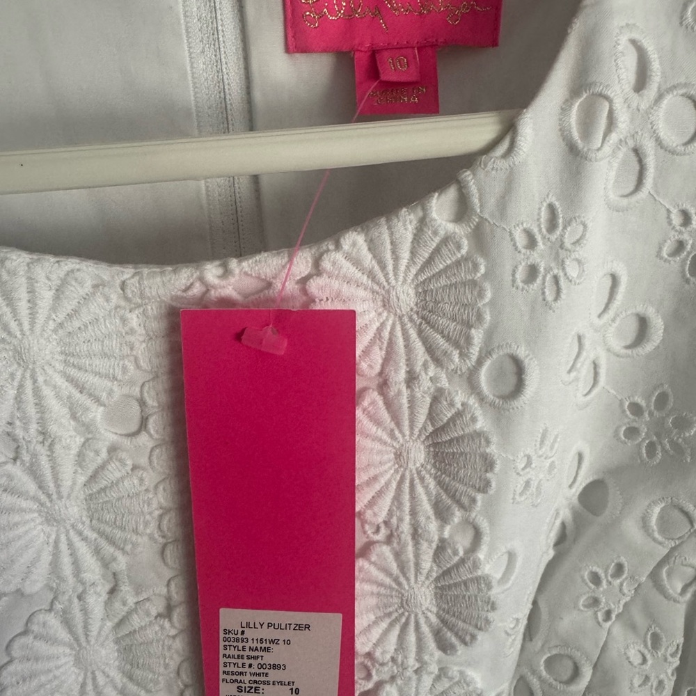 Lilly Pulitzer White Floral Midi Dress - Picture 3 of 4